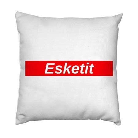 Red Square Box Logo - AnFuK Esketit//Red Box Logo Throw Pillowcase Square Pillow Cover ...
