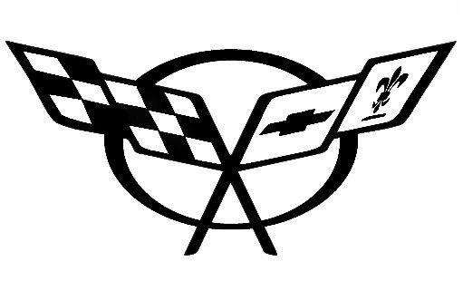 Corvette Flag Logo - C5 Corvette Convertible Wind Restrictor - Corvette Store Online