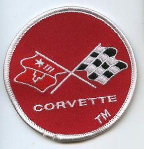 Corvette Flag Logo - Corvette Racing Team Super Sports Jumpsuit Patch: CORVETTE CHECKER