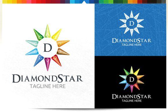 Diamond Star Logo - Diamond Star ~ Logo Templates ~ Creative Market