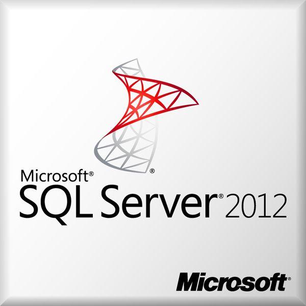Microsoft SQL Server 2012 Logo - Microsoft - SQL Server 2012 Standard - OLP #SQ12-4091