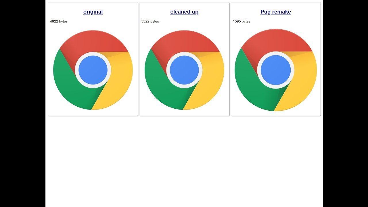 Google Chrome Original Logo - Chrome logo #2: recreating it with Pug - YouTube