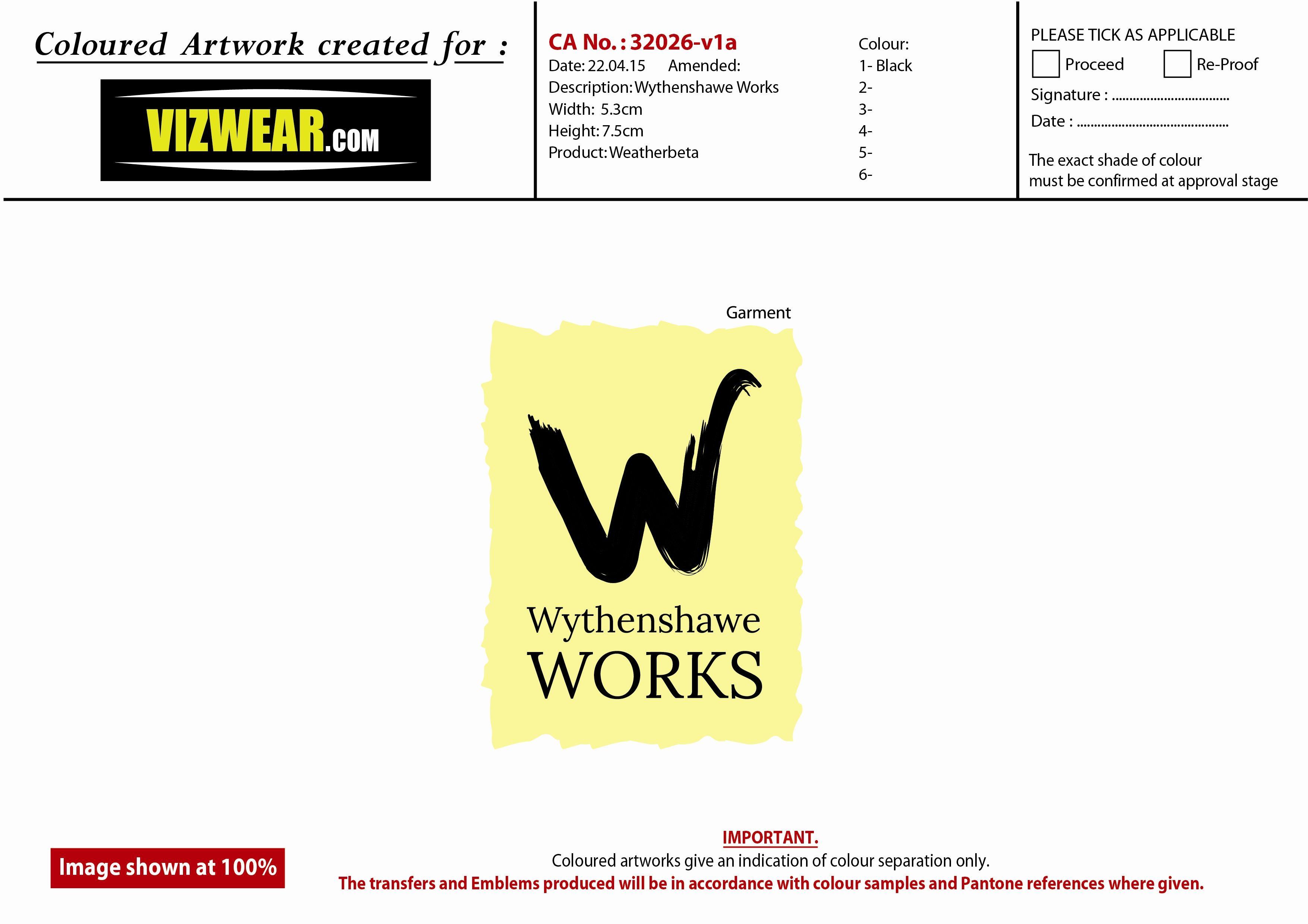 Work in Black and Yellow Logo - WYTHENSHAWE WORKS BLACK FRONT LOGO [MOC522] - £0.00 : Safety