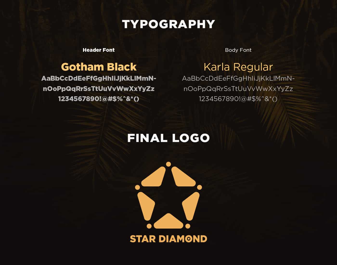 Star Diamond Logo - Star Diamond – Branding – Jolio Kabbi
