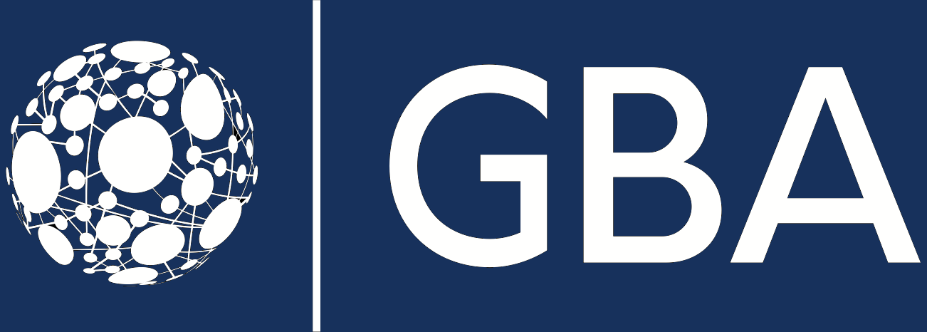 Blue with White Letters Logo - GBA Branding Guide and Logos