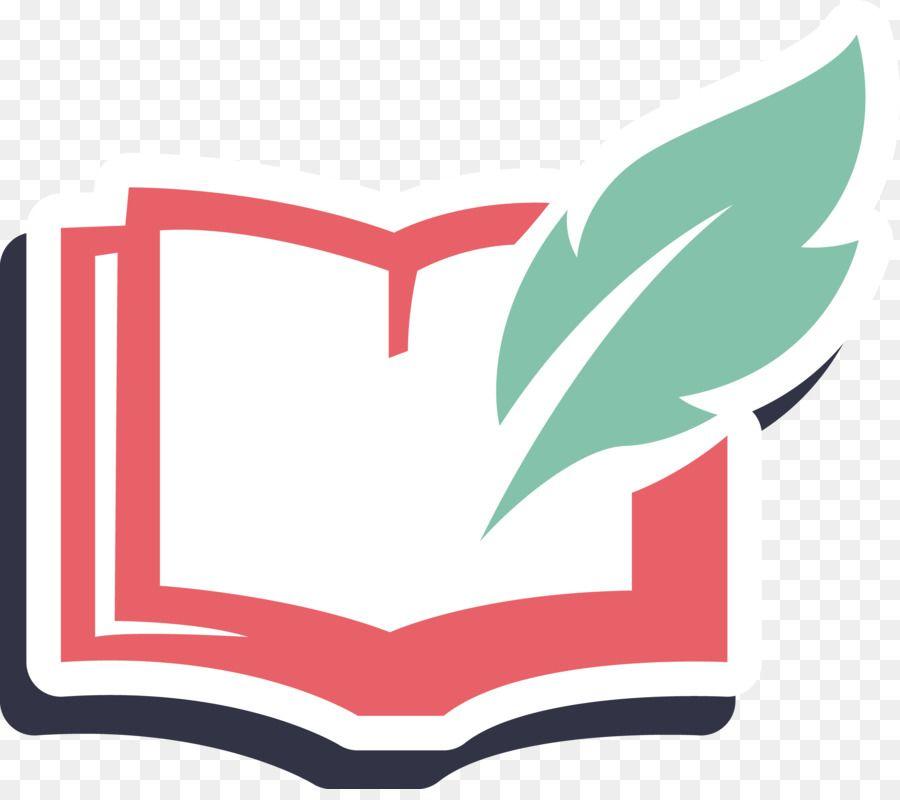 Books Logo - Logo Book Drawing Pen - Quill and books png download - 4347*3809 ...