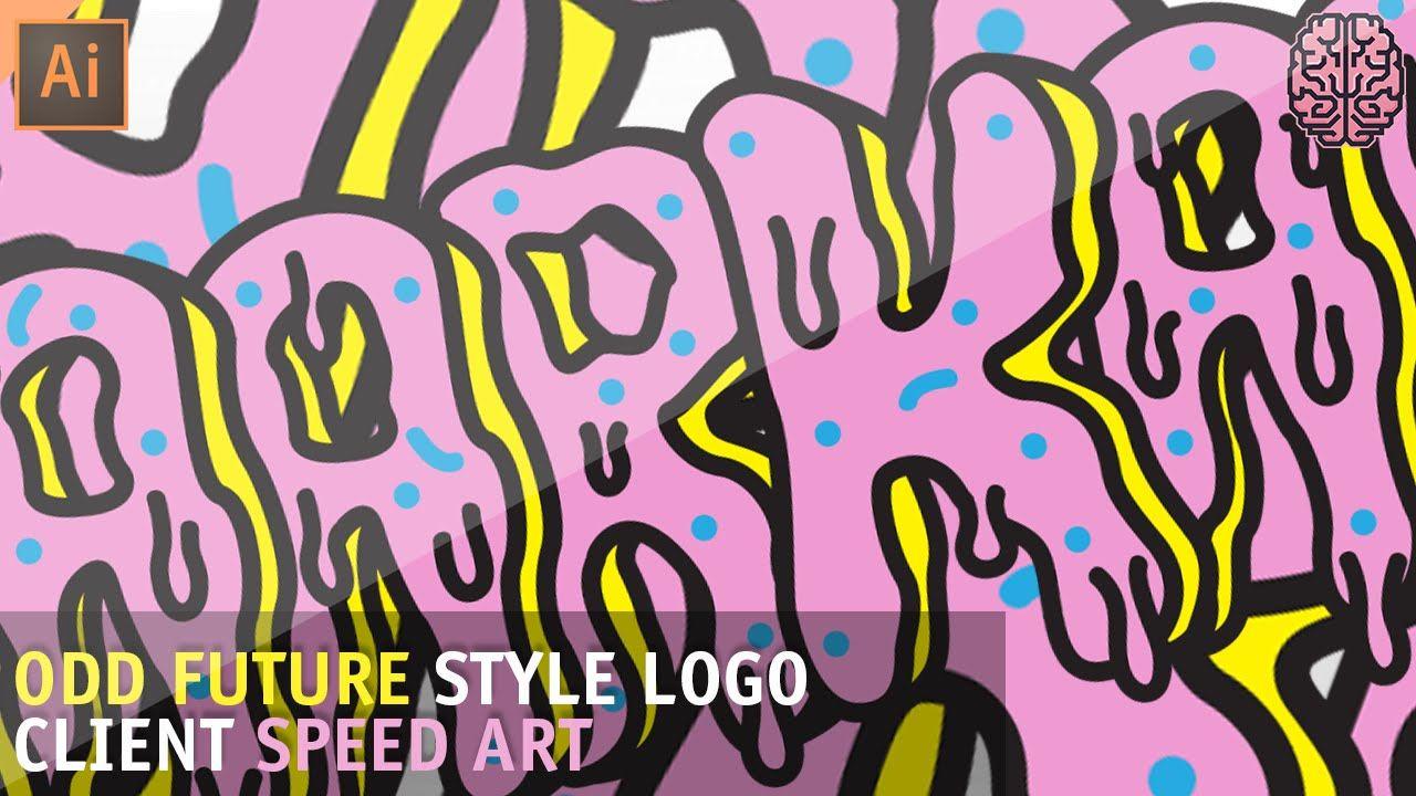Odd Futuer Logo - Speed Art: Odd Future Style Logo by Qehzy - YouTube