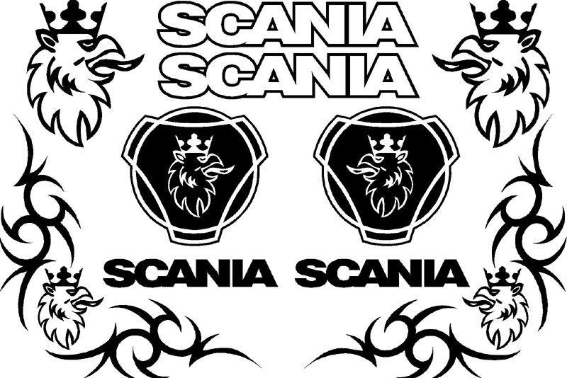 Scania Truck Logo - Scania Sticker Set - TruckNavs