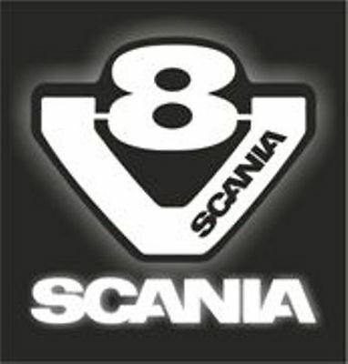 Scania Truck Logo - SC 2 SCANIA TRUCK Logo V8 Griffin Engine A5 A4 Size Airbrush