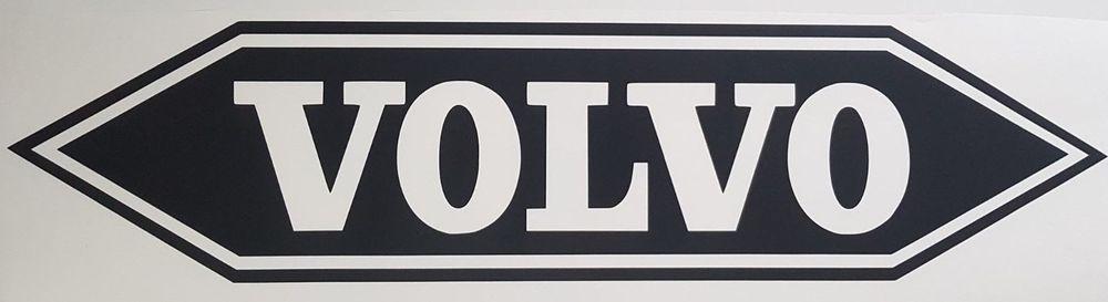 FM School Logo - VOLVO TRUCKS LOGO OLD SCHOOL DECAL X2 FH12 FH16 FM GLOBETROTTER