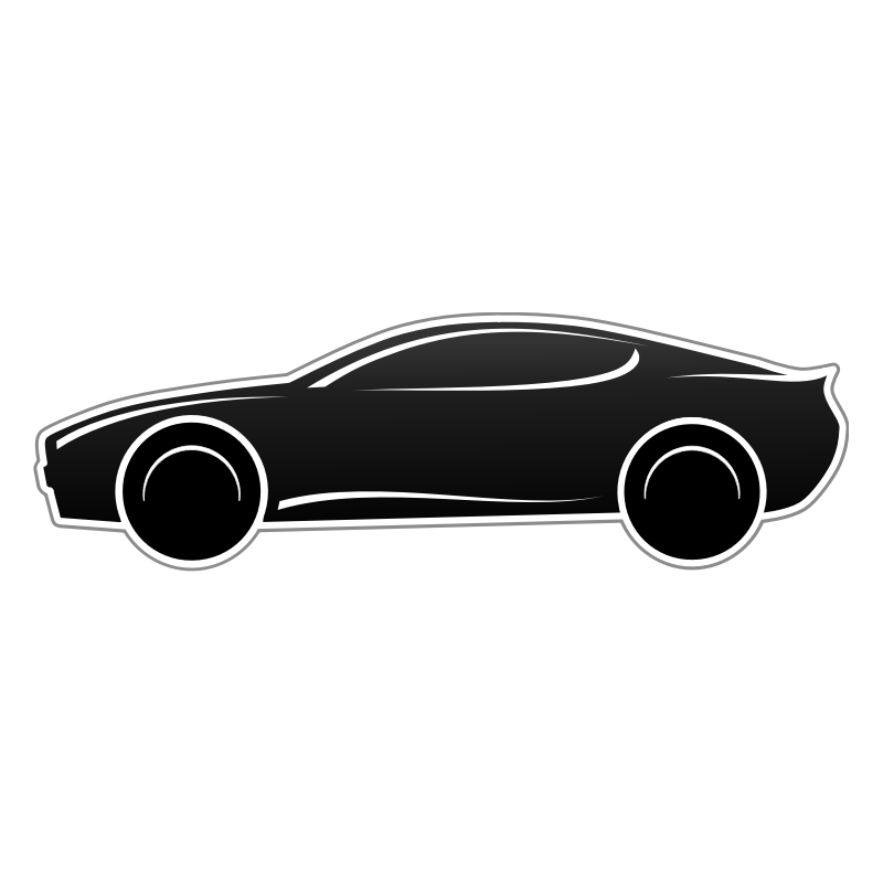 Black and White Sport Car Logo - Free Black And White Car Picture, Download Free Clip Art, Free Clip