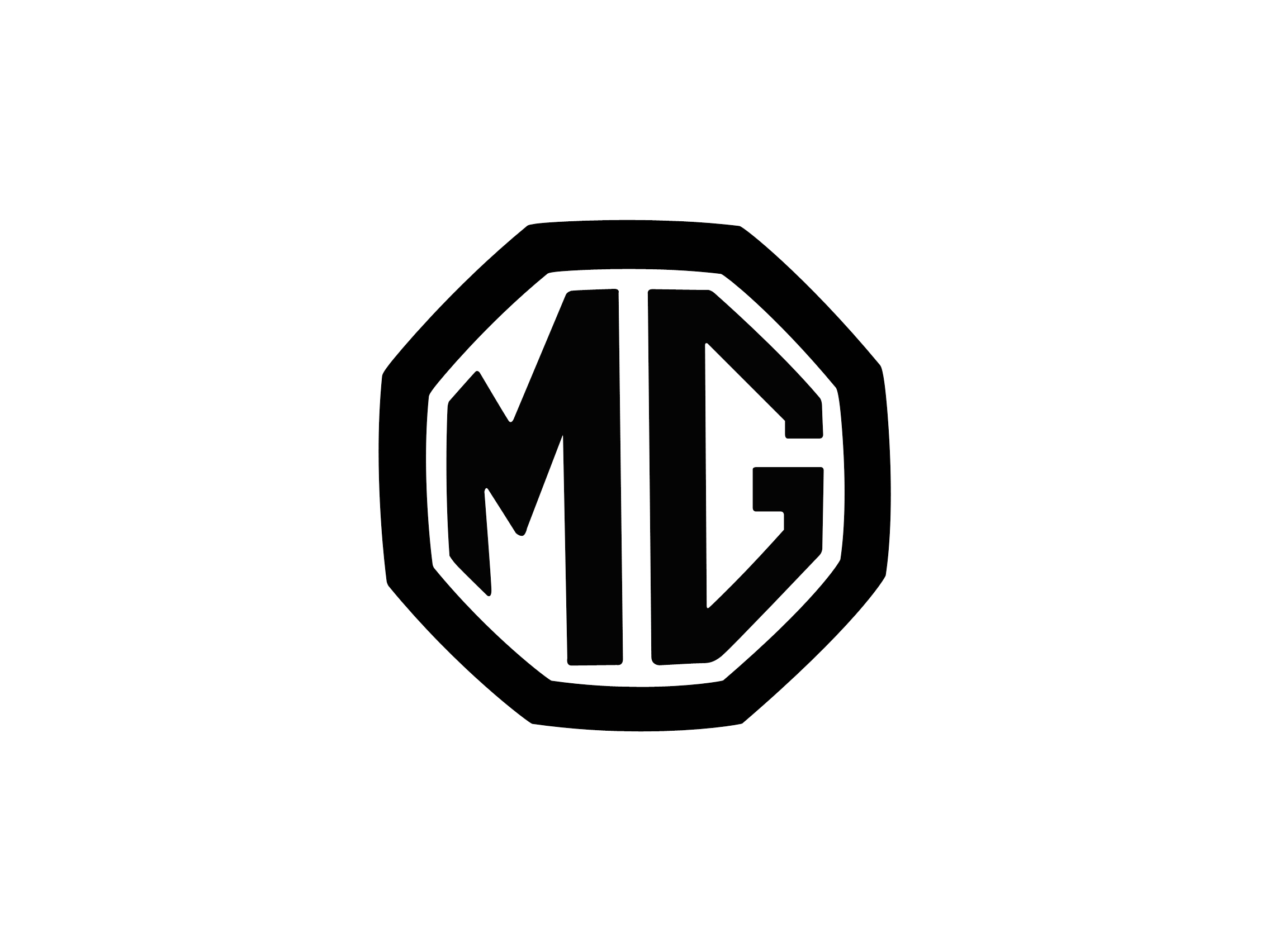 Black and White Sport Car Logo - MG Logo, HD Png, Meaning, Information