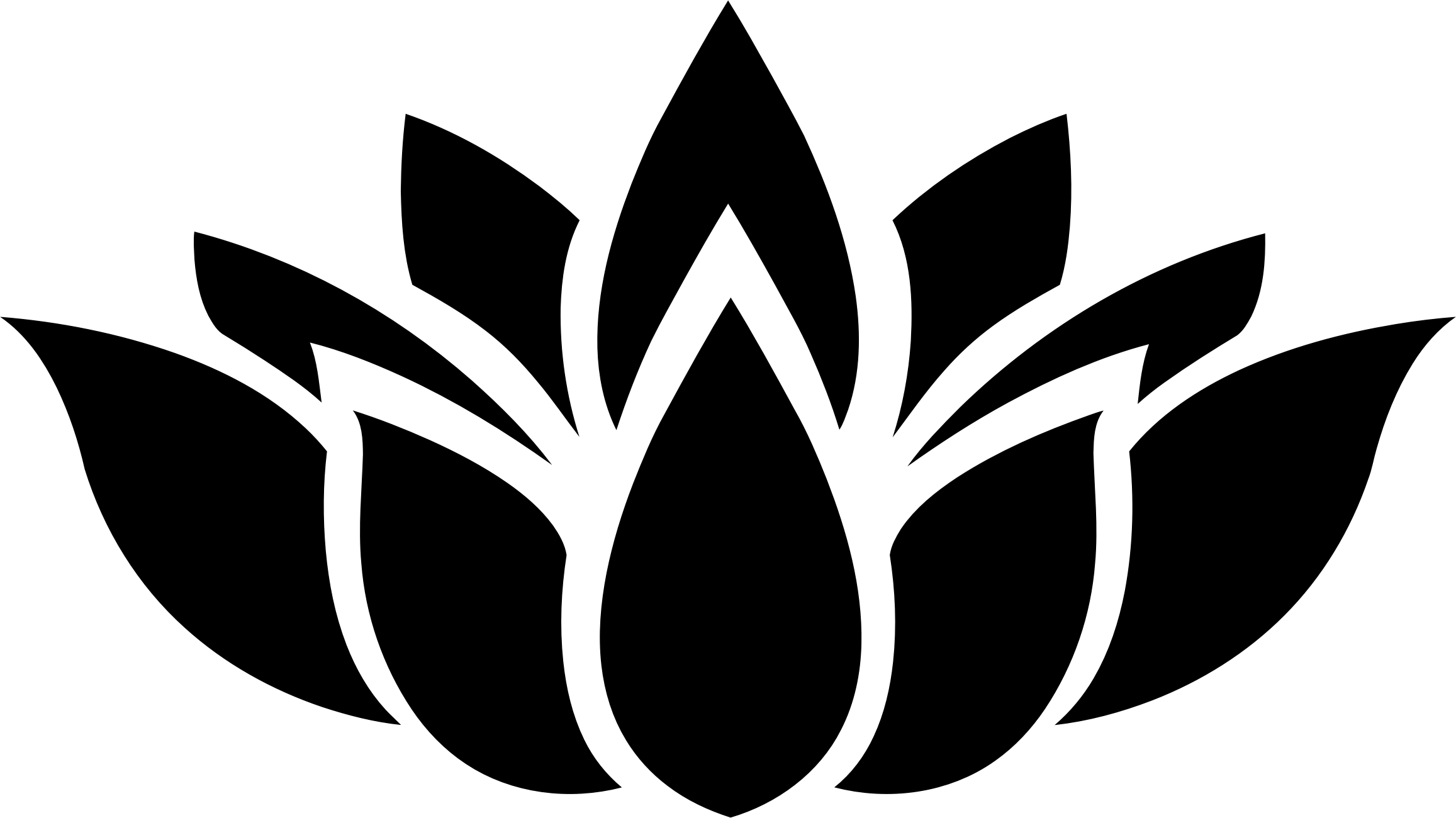 Black Lotus Flower Logo - White lotus flower clipart royalty free stock