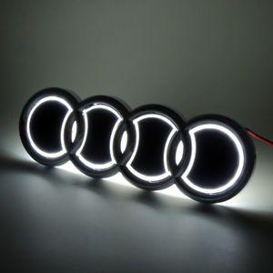 Black and White Sport Car Logo - Sport Auto 5D LED Car Tail Logo Lights For Audi Q5 A1 Badge Emblem