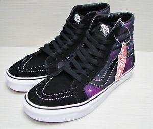 Cosmic Vans Logo - Vans SK8 Hi Cosmic Black True White VN-0ZA0EQ8 Men's Size: 8 | eBay