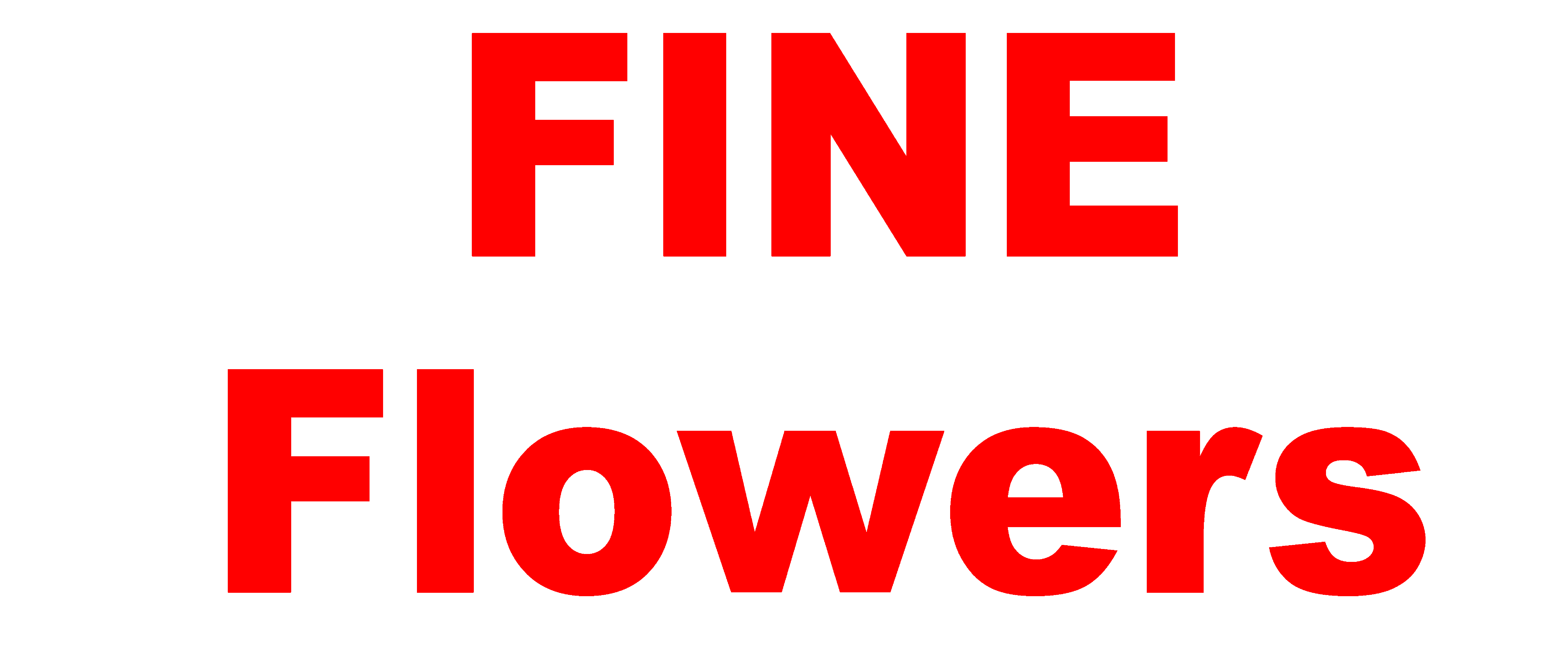 Flower with Red Oval Logo - Vancouver Florist - Flower Delivery by Fine Flowers