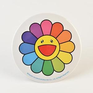 Rainbow Flower Logo - Takashi Murakami Rainbow Flower Badge with Easel MCA Chicago Kaikai ...