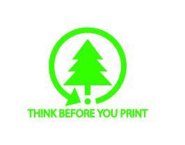 Think Before You Print Logo - Think before you Print logo circle