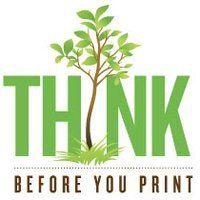 Think Before You Print Logo - Think Before You Print Animated Gifs