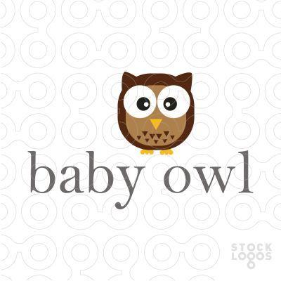 Cute Owl Logo - B - Baby owl | StockLogos.com | StockLogos AtoZ LOGO 26day challenge ...