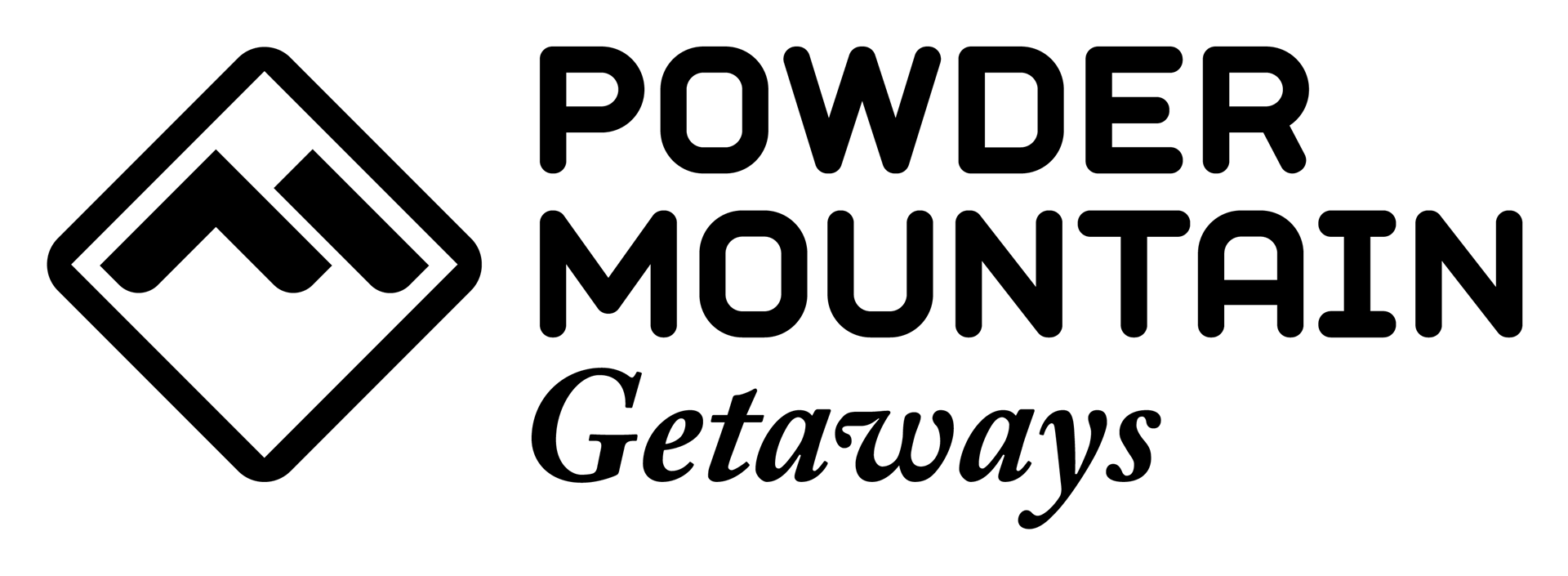 Powder Mountain Logo - Powder Mountain Lodging