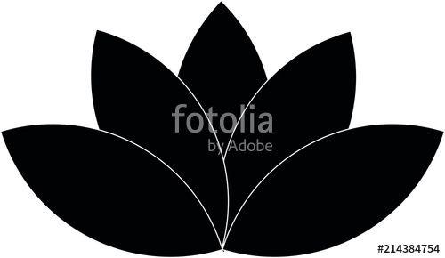 Black Lotus Flower Logo - Black Lotus Flower Vector