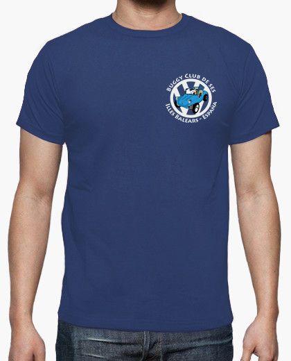 Blue with White Letters Logo - Logo White Letters Blue Buggy V2 T Shirt