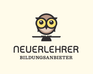 Cute Owl Logo - Logopond - Logo, Brand & Identity Inspiration (Neuerlehrer - Final)