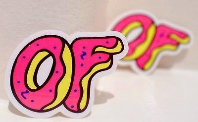 Odd Future Logo - ODD FUTURE OFWGKTA LOGO Width 5x6 cm skateboard glossy decal sticker