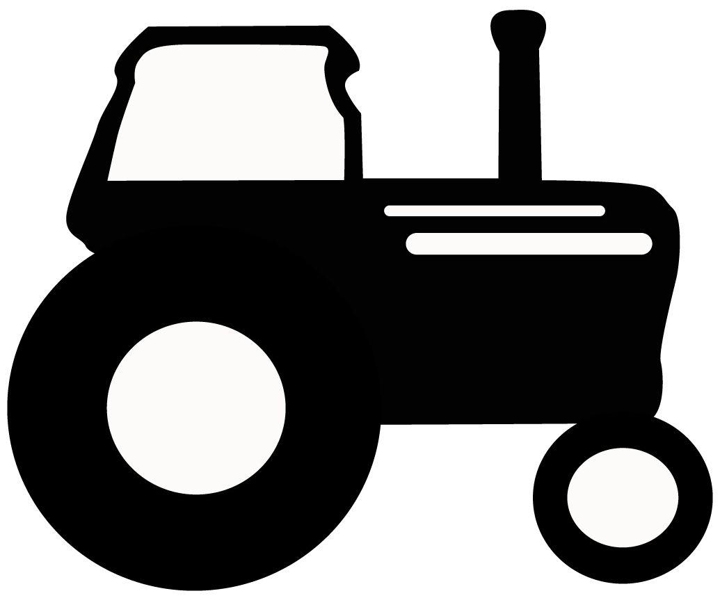 White Tractor Logo - LogoDix