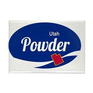 Powder Mountain Logo - Powder Mountain Magnets - CafePress