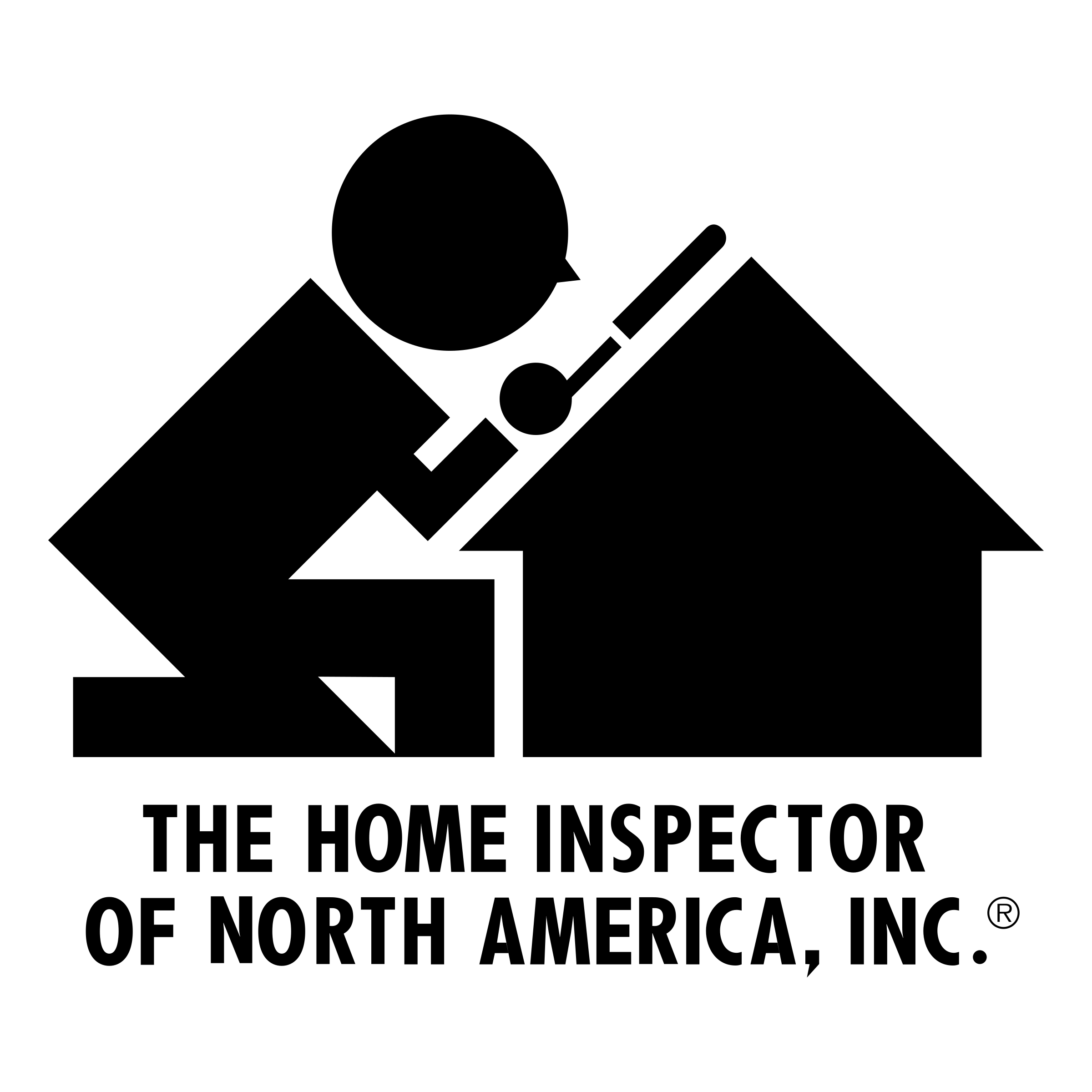 Black North America Logo - The Home Inspector of North America Logo PNG Transparent & SVG ...