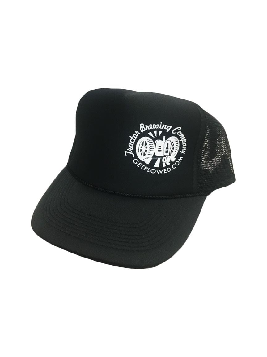 White Tractor Logo - Black Tractor Logo Hat Brewing Company