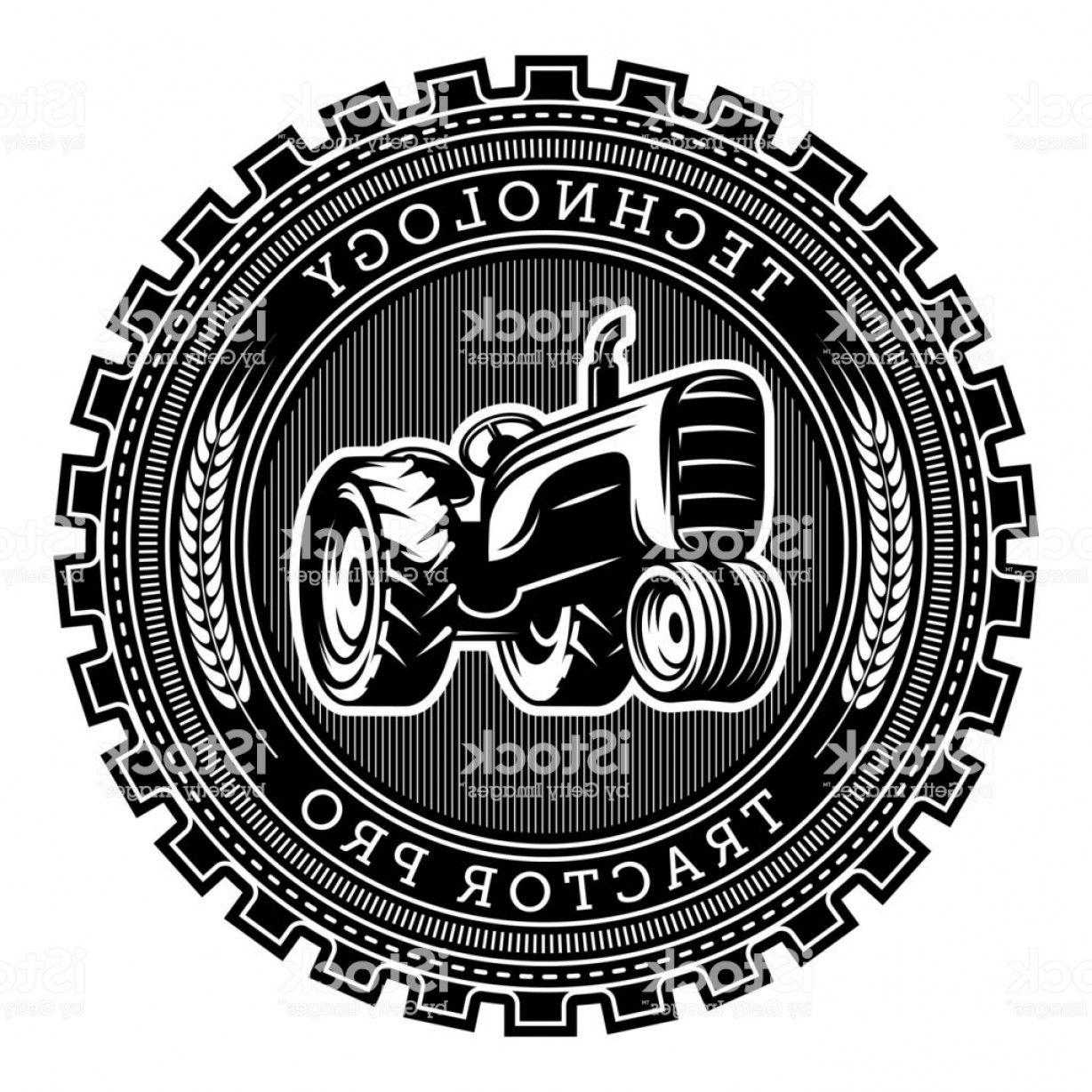 White Tractor Logo - Vector Tractor Logo Illustration Emblem Logo Design Gm | sohadacouri