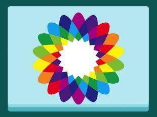 Rainbow Flower Logo - Rainbow Flower Logo | free vectors | UI Download
