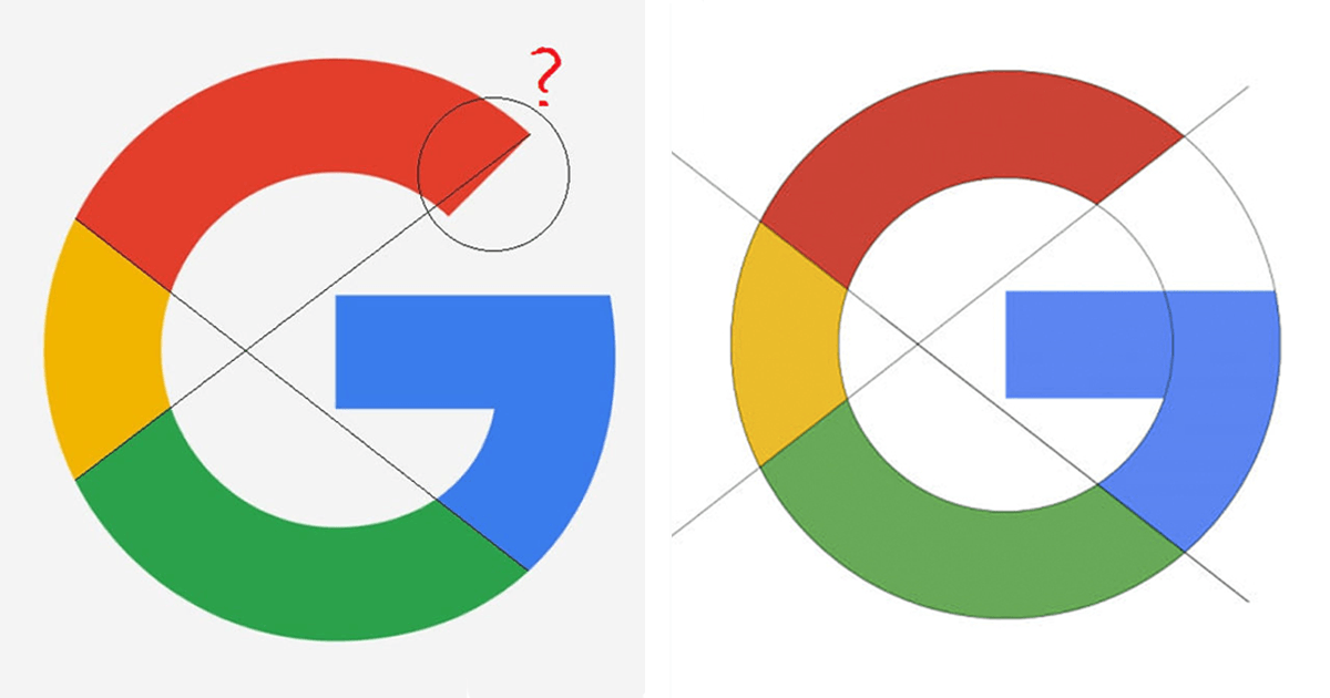 Google Circle Logo - People Are Posting Google's Design 'Mistakes', But There Is A Good ...
