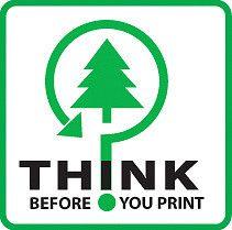 Think Before You Print Logo - Think before you print question Mark? | Katie Conway | Flickr
