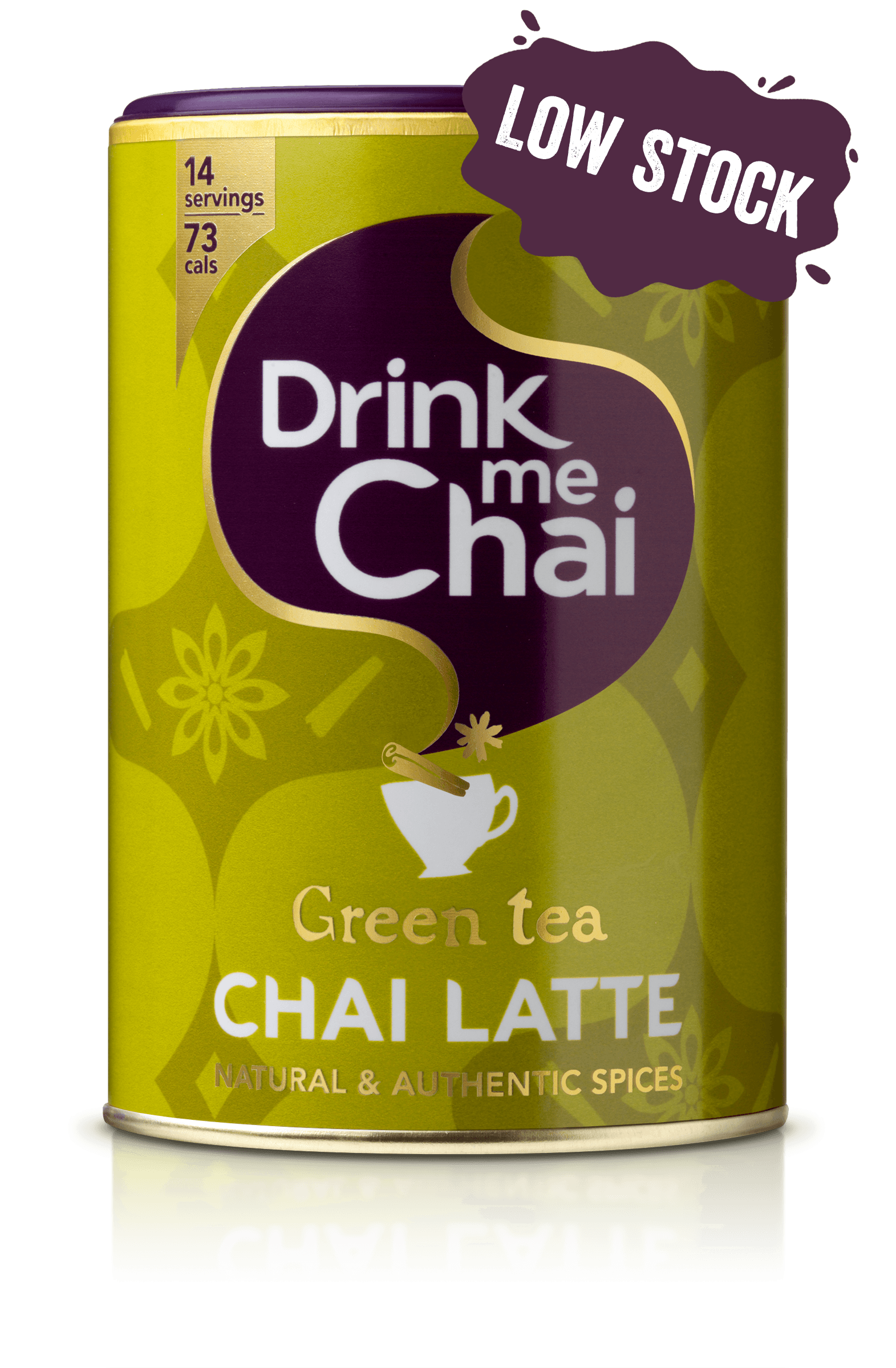 Green and Yellow Drink Logo - Green Tea Chai Latte - Drink me Chai