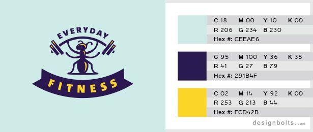 Purple Yellow Black Logo - 10 Best 3 Color Combinations For Logo Design with Free Swatches