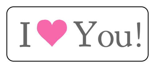 I Love U Logo - i love you template - Kleo.wagenaardentistry.com