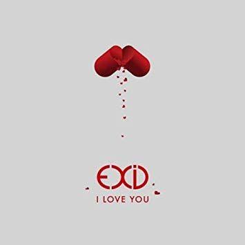 I Love U Logo - EXID [I LOVE YOU] Single Album RANDOM CD PhotoBook PhotoCard