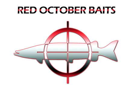 Red October Logo - Red October Baits. Muskie Expert and Professional Angler