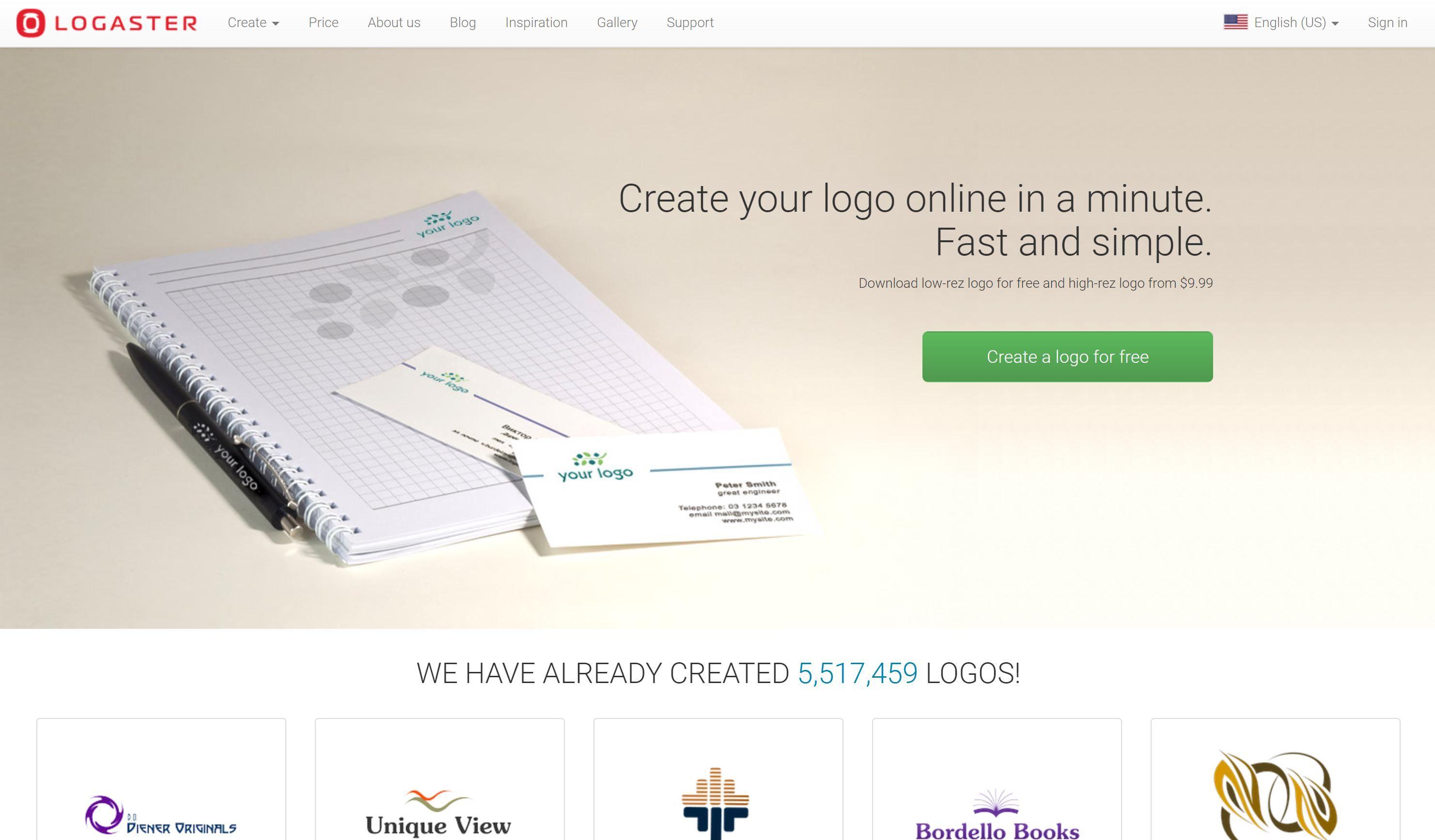 Online Web Logo - 15 Best FREE Online Logo Makers & Generators - WebsiteSetup.org