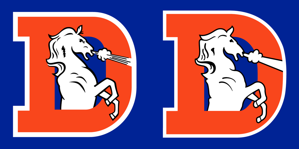 Broncos Old Logo - Denver Broncos: Check out these logo designs that Nike rejected