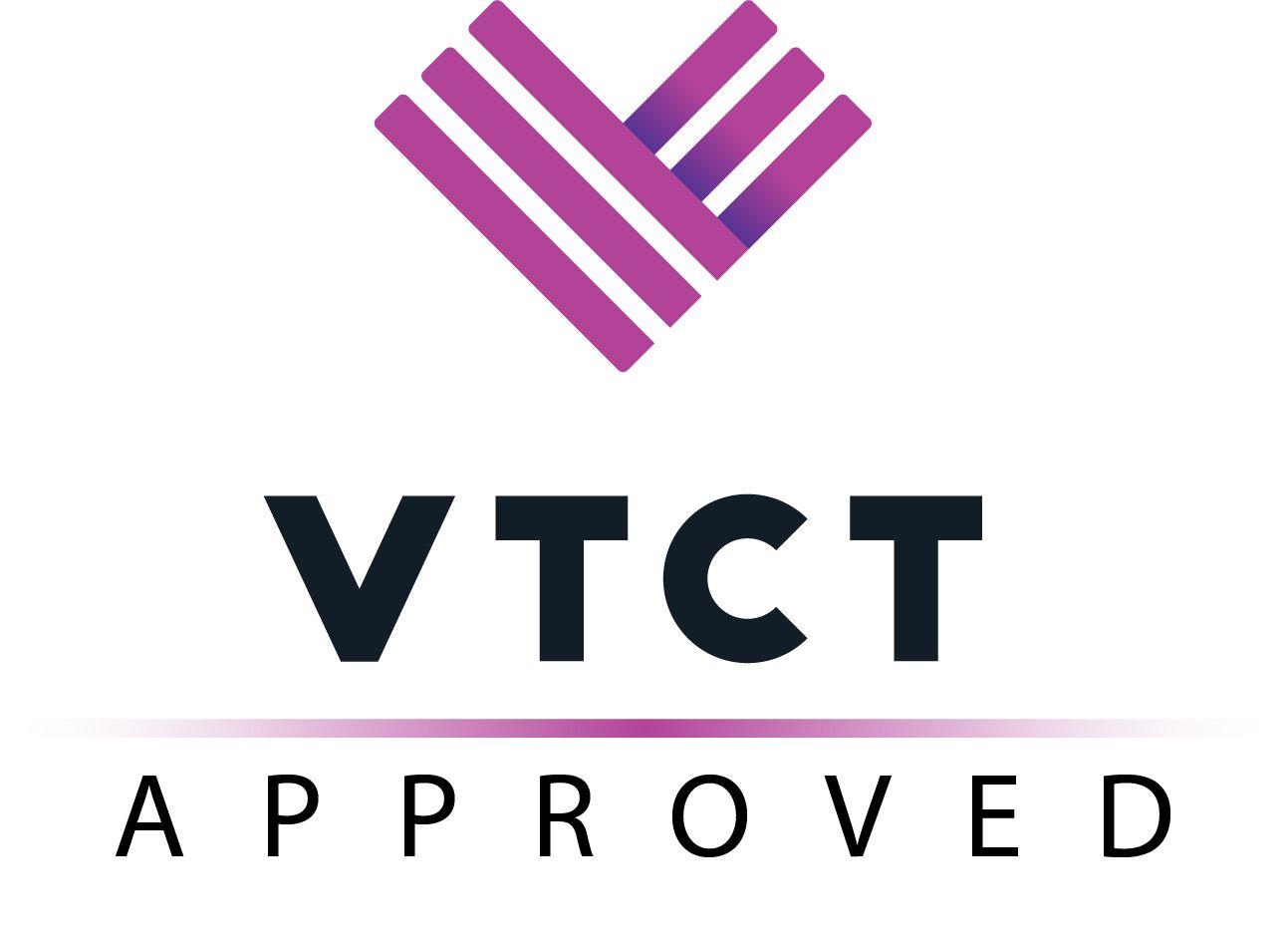 Web Logo - VTCT APPROVED web logo. Omni Academy of Beauty Ltd