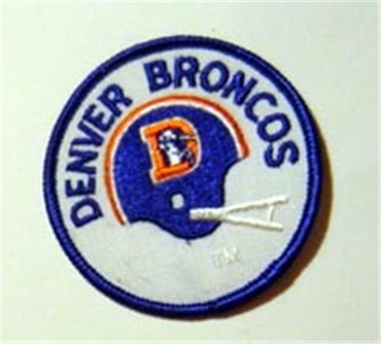 Broncos Old Logo - Denver Broncos NFL Football Patch 3 Round Old Logo