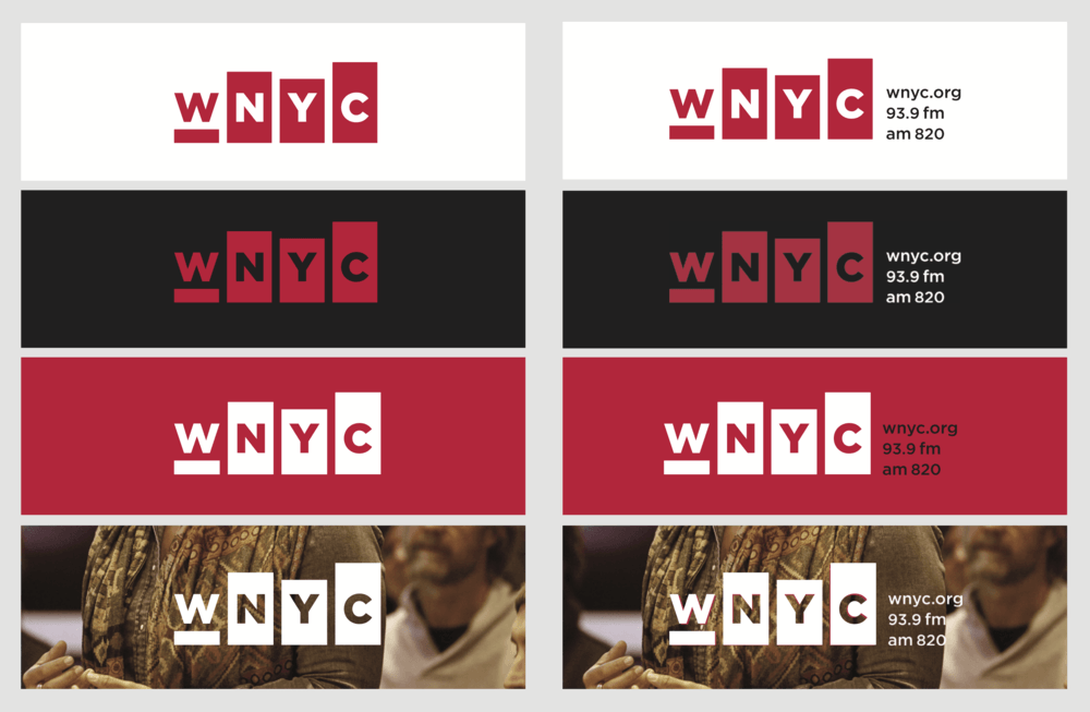 Only with Red N Logo - Logos + Style Guide — WNYC Brand Story