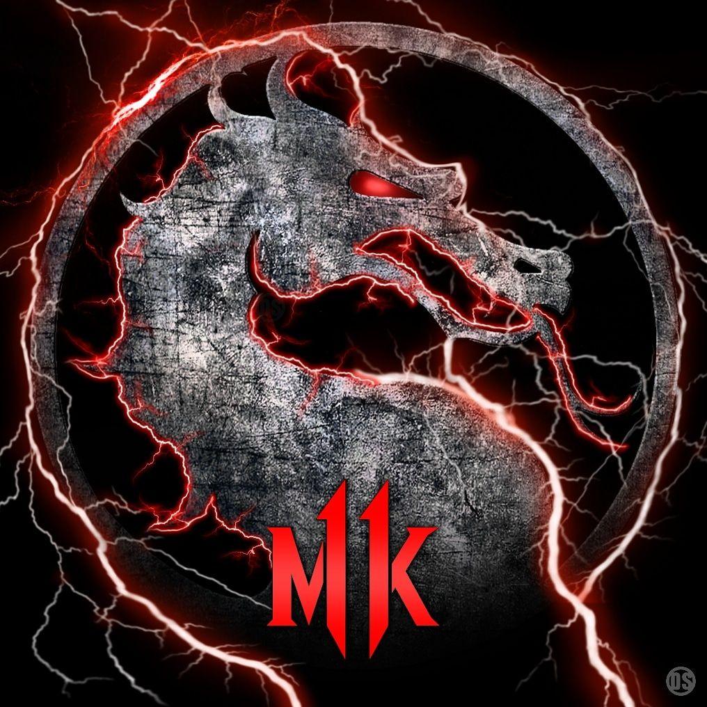 MK Dragon Logo - My custom red lightning MK dragon logo : MortalKombat