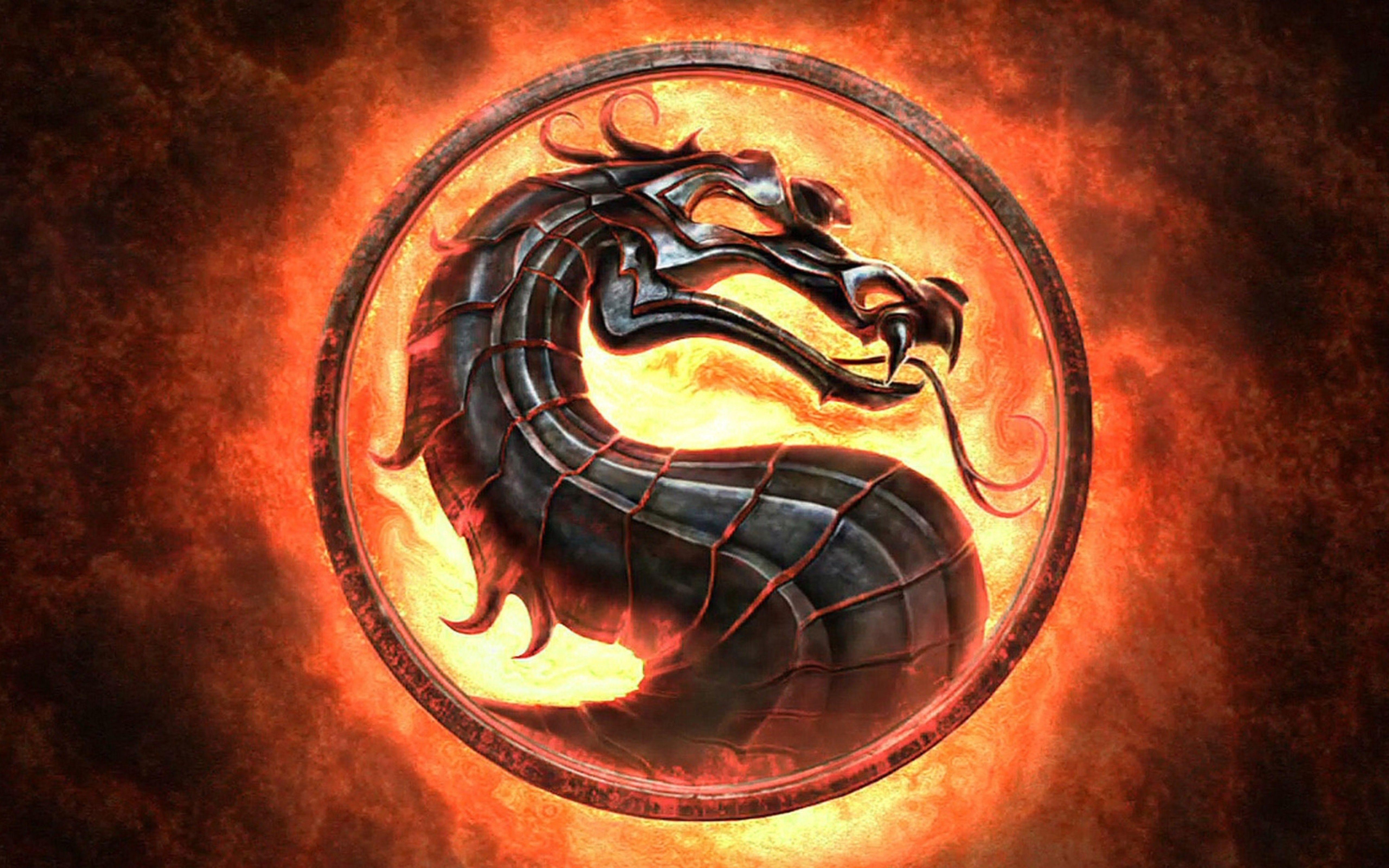 MK Dragon Logo - Mortal Kombat dragon logo HD 5120x3200 Download | logo | Mortal ...