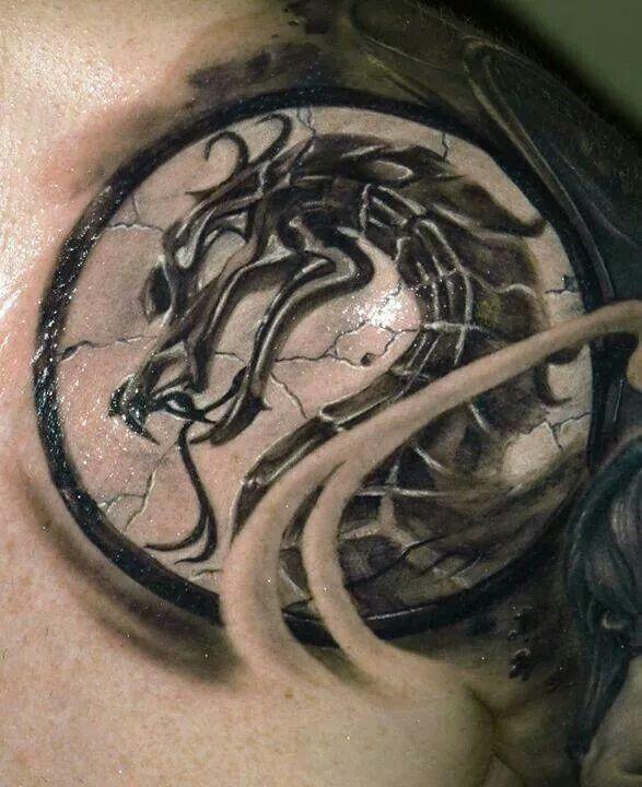 MK Dragon Logo - Mortal kombat tattoo. tatts. Mortal kombat tattoo